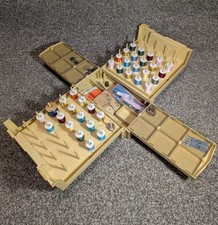 1983 World Wide Media Sewing Box Folding Storage Organizer Spool Thread Caddy