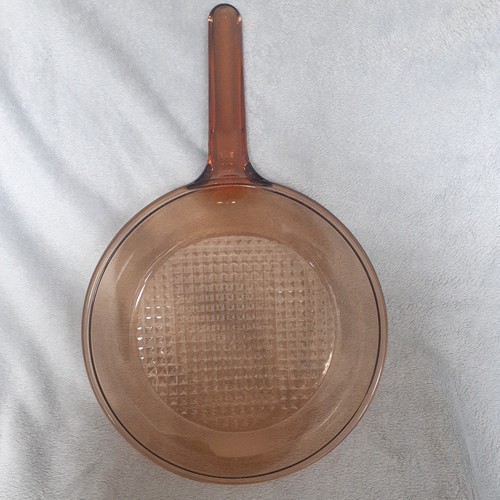 Vision amber glass frying pan - glass,