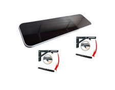 LONG GLOSS BLACK FOLDING SHELF