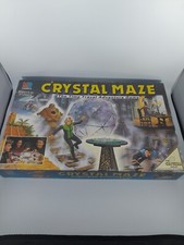 Vintage 1993 MB Crystal Maze Board Game - Used - Looks Complete But Unsure