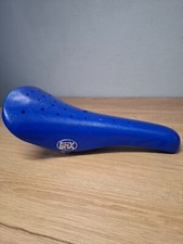 Retro Vintage Bicycle Parts NIB NOS Blue BMX Saddle - Made in Italy