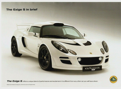 Lotus exige 2009 2010 - s, uk