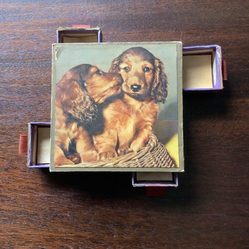 Vintage match holder box - match, box/4