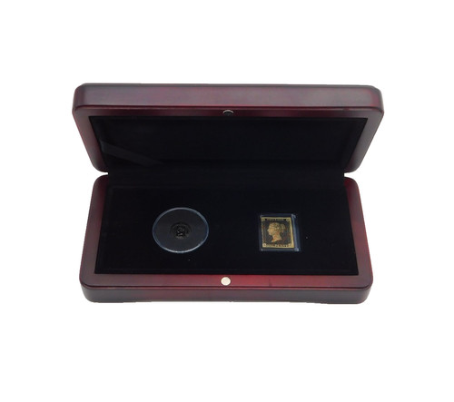 London mint penny black stamp - penny,