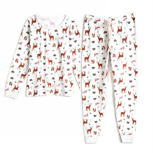 Woodland animals pjs pyjamas - woodland,