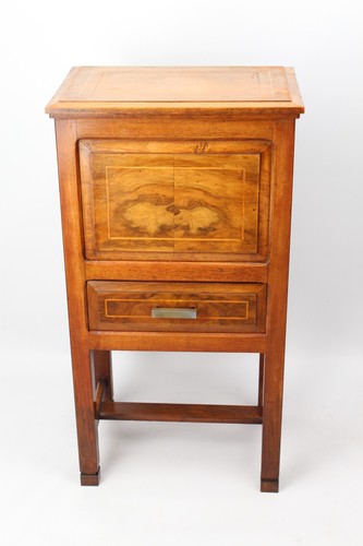 Art deco burr walnut side - art,