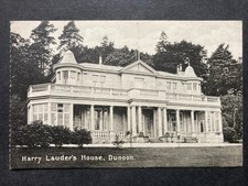 Harry Lauder's House Dunoon Argyll & Bute Vintage Postcard O1