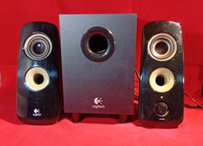 Logitech Z323 PC Computer Speakers Subwoofer system - wired - 30Watt
