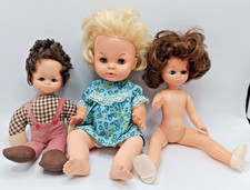 3x 1970s DOLLS PALITOY AND OTHER. NEED ATTENTION