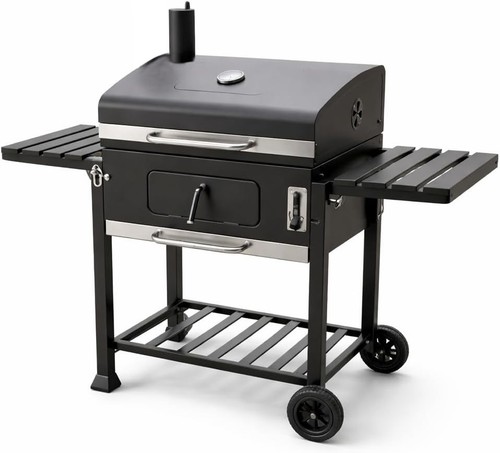 Charcoal barbeque grill - barbeque,