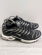 Nike Air Max Plus Tn Tuned Black Trainers Size UK 6