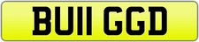 BUGGED NUMBER PLATE BU11 GGD BUGGY BUG BUGS CAR REGISTRATION WITH FEES INCLUDED