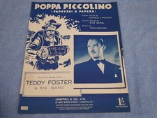 SHEET MUSIC - POPPA PICCOLINO