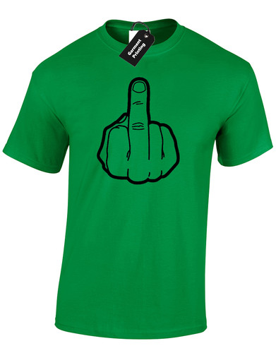 Middle finger mens shirt - middle,