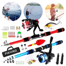 Fishing pole set telescopic - fishing,