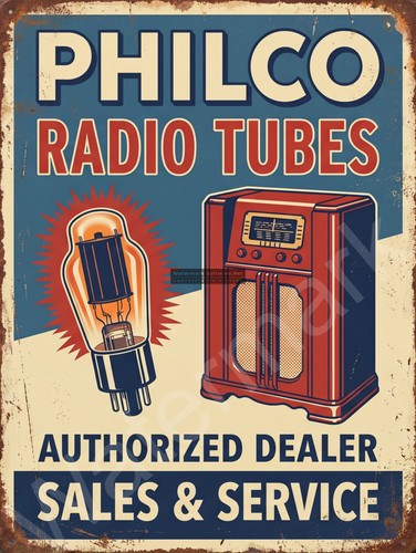 Philco radio tubes authorized - philco,