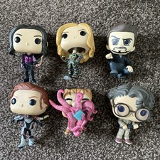 Funko Pop Bundle Bobble Heads X 5 Marvel & 1 Ghostbuster ( not bobble head)