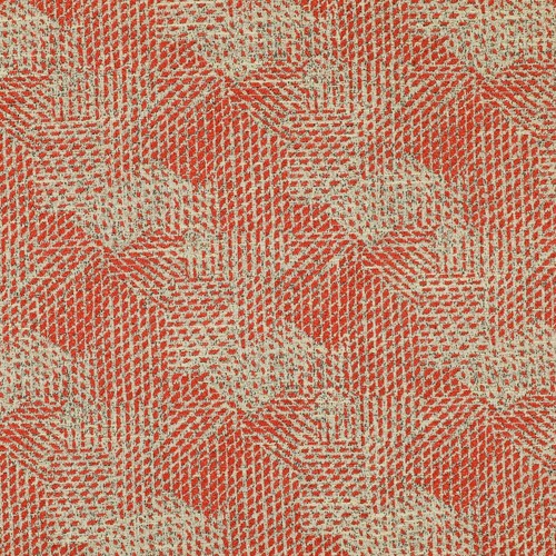 Red grey pattern fabric - red,