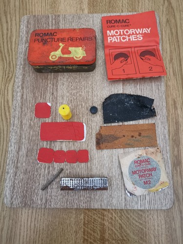 Vintage vespa romac puncture - vintage,