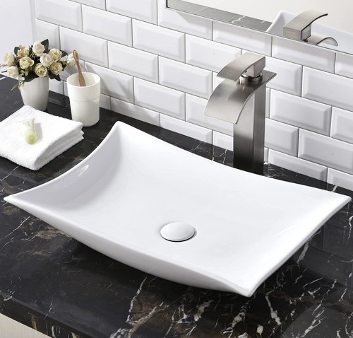 Bathroom sink white - bathroom,