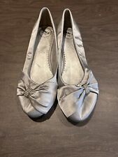 Bridal Shoes Ballerina Bridesmaid Satin Flats UK6
