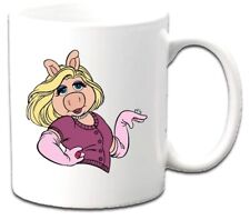MISS PIGGY ~ THE MUPPETS PERSONALISED White Tea/Coffee Mug Any Age Name Message 