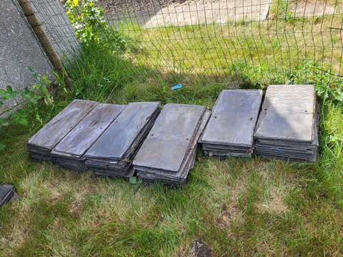 Reclaimed grey slate roof - grey,
