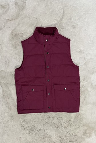Gap gilet small burgundy - gilet,