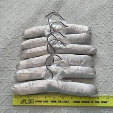 White Satin Baby Hangers