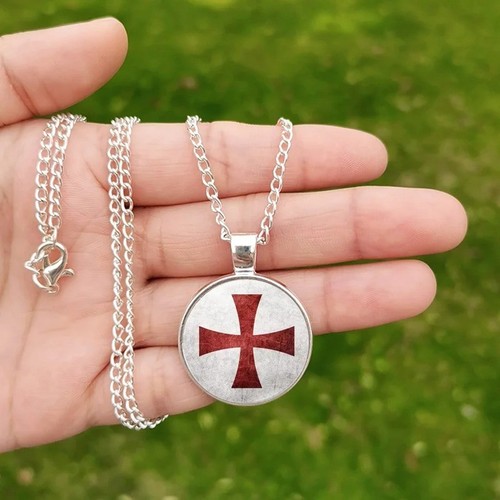 Knights templar cross pendant - templar,