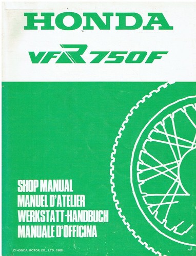 Honda vfr750f original 1988 - vfr750f,