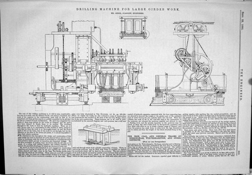 Old 1882 engineering - old, drilling