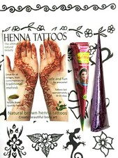 Henna and PURPLE glitter