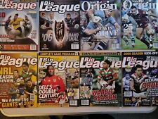 NRL rugby league programmes joblot