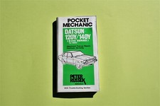 DATSUN 120Y / 140Y REPAIR SERVICE MANUAL - POCKET MECHANIC - RUSSEK - 1979