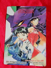 EVANGELION SHINJI MISATO CRYSTAL PLASTIC TRADING CARD #05 AMADA SEGA UK ? ANIME