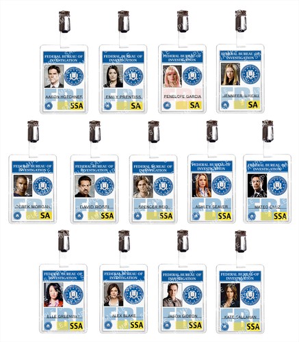 Criminal minds agents - criminal, badge