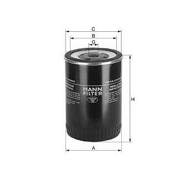 Fuel filter mann - fuel,
