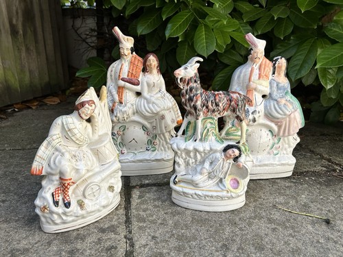 Antique 19th staffordshire - c,