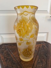 Bohemian Yellow Amber Cameo