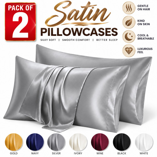 Pack satin silk pillowcase - 2,
