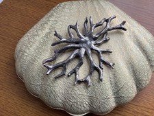 Rare large Vintage Malcolm Morris signed Coral Brooch