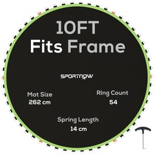 SPORTNOW Trampoline Mat with
