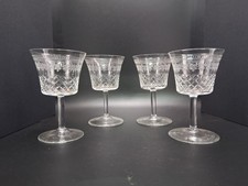 4 Edwardian Sherry Glasses