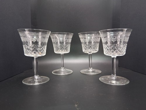 Edwardian sherry glasses - 4,