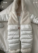 Ted Baker Super Soft Snow Suit 0-3 Months Never Worn Excellent Condition