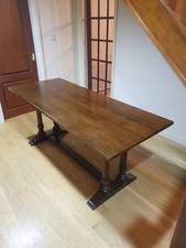 Solid Oak Refectory Dining Table,