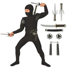 Boys Black Ninja Costume +