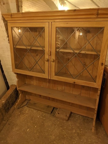Pine welsh dresser - pine, top