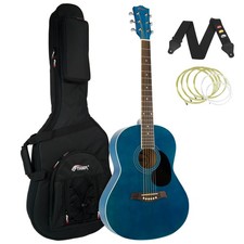 Tiger Blue Acoustic Guitar Package with Premier Padded Bag
